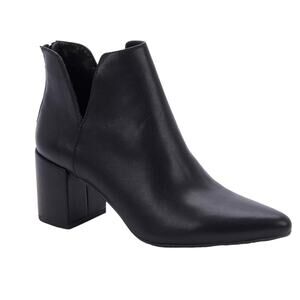 Aqua College Women's Trey Notched Waterproof Booties Black Size 7